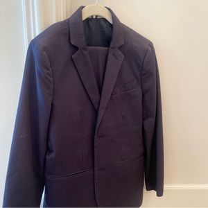 Jcrew crewcuts ludlow boys suit navy size 12 Italian chino